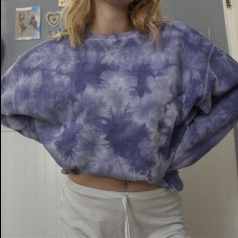 Cloudy Lavender PacSun Crewneck